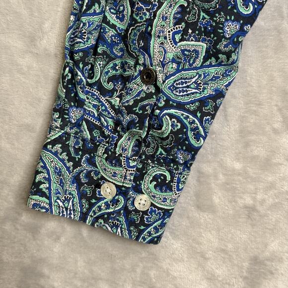 CINCH Shirt Mens Small Black Paisley Modern Fit Western Button Down Cowboy Rodeo - Picture 5 of 10